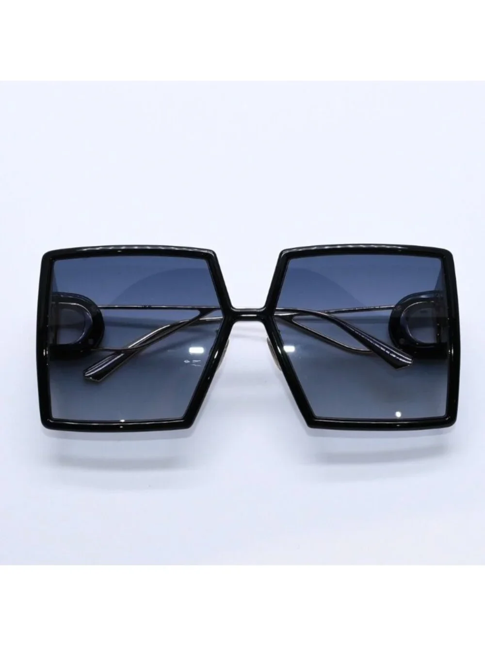Dior Square Frame Sunglasses 58 15 Eyewear Gold
